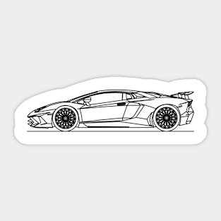 Aventador SV Sticker